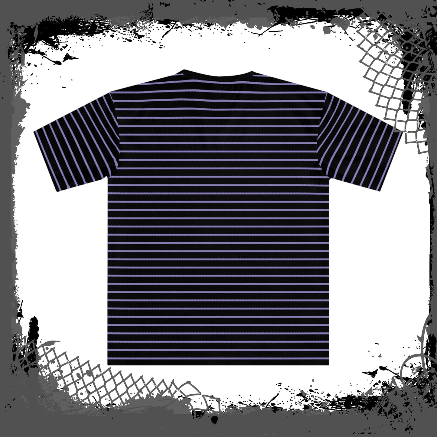 BLK/LAV "Grilled" Loose Tee