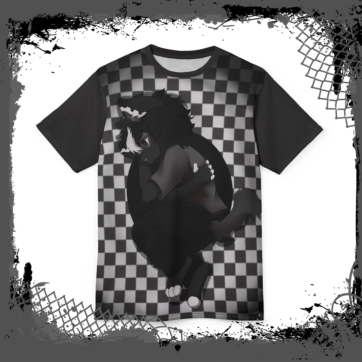 GRY Unisex "Checked Out" Character Tee