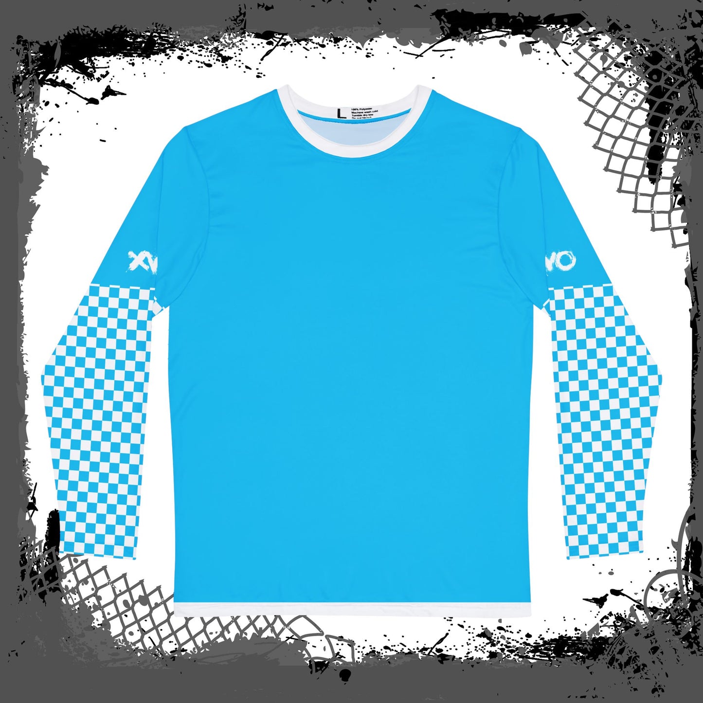 White Lines "Blue Flu" Men's Long Sleeve Shirt