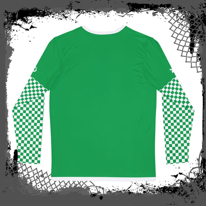 White Lines "Green Fiend" Men's Long Sleeve Shirt