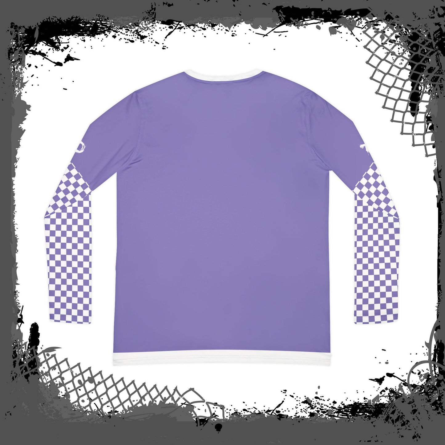 White Lines "Lavender Scavenger" Women's Long Sleeve V-neck Shirt