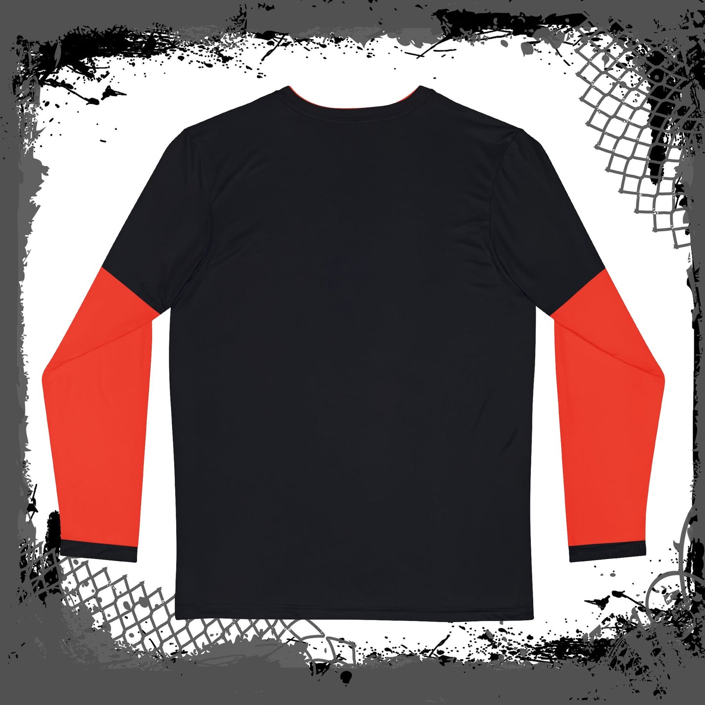 BLK/RED "Solid" Long Sleeve Shirt