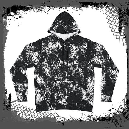 WHT/BLK Unisex "Crossed" Hoodie