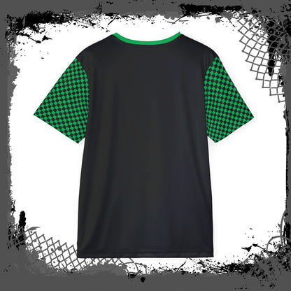 Black "Green Fiend" Branded Men's Jersey