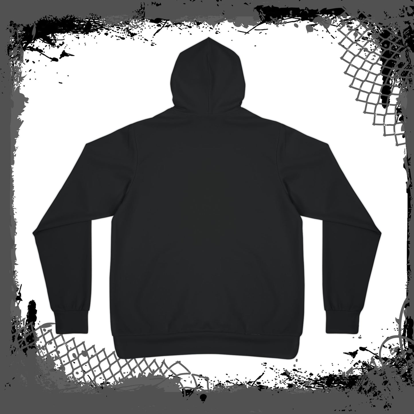BLK/WHT Unisex "Class Six" Athletic Hoodie
