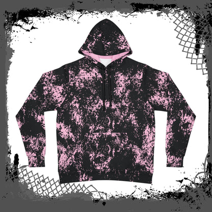 PNK/BLK Unisex "Crossed" Hoodie