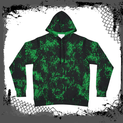 GRN/BLK Unisex "Crossed" Hoodie