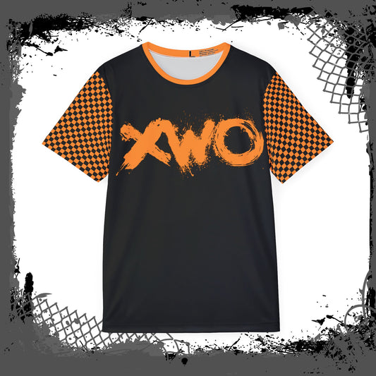 Black "Orange Lozenge" Branded Men's Jersey