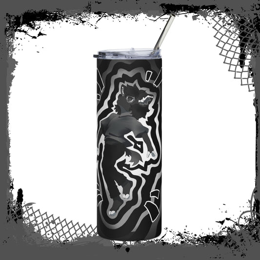 Street Critters "Checked Out" Alt. - Stainless Steel Tumbler (20oz)