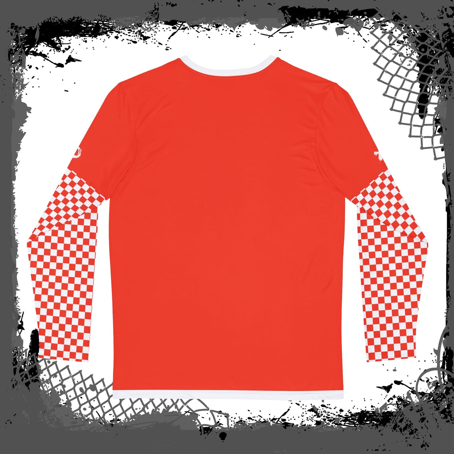 White Lines "Red Dread" Men's Long Sleeve Shirt