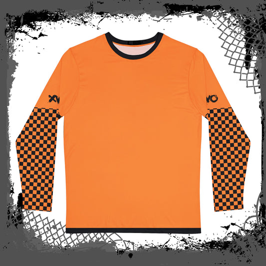 Black Roads "Orange Lozenge" Men's Long Sleeve