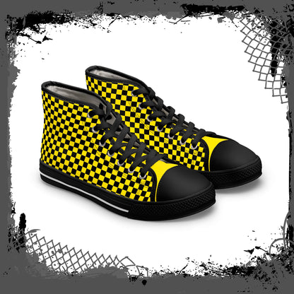 "Yellow Ghetto" Women's High Tops