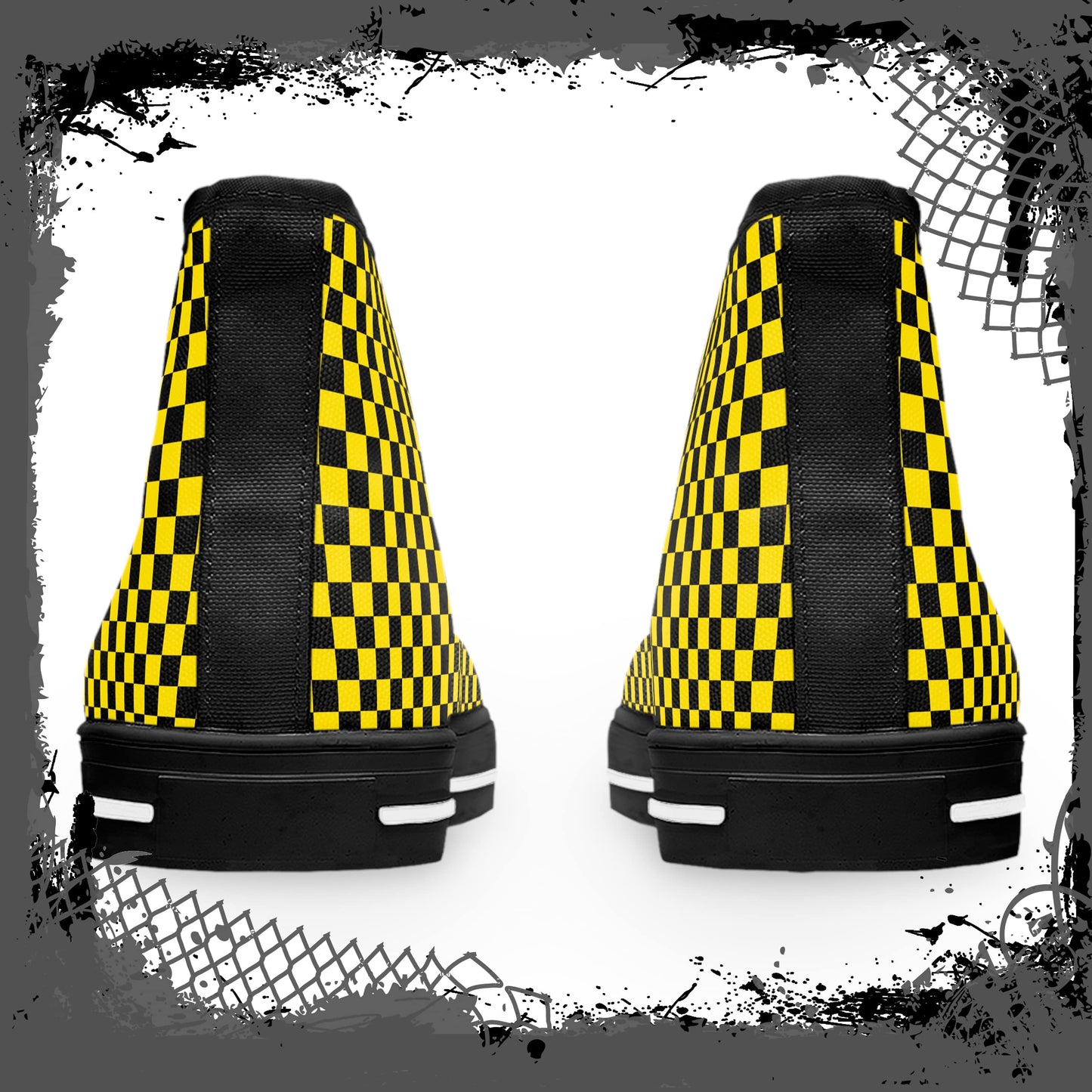 "Yellow Ghetto" Women's High Tops