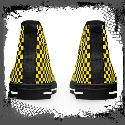 "Yellow Ghetto" Women's High Tops