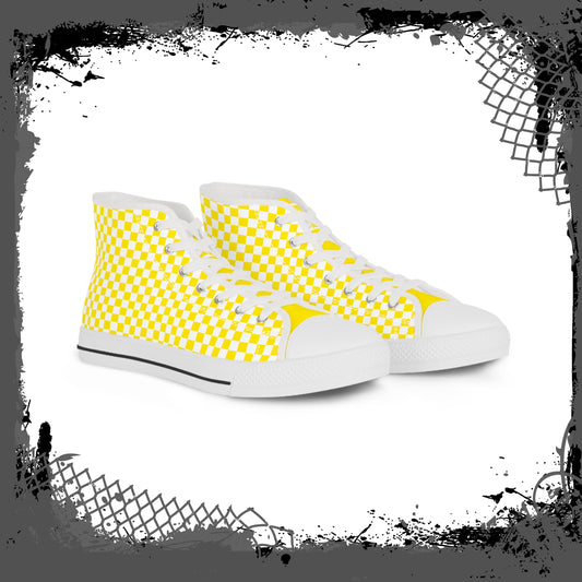 "Yellow Ghetto" Men's High Tops