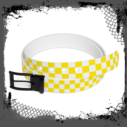 White "Yellow Ghetto" Belt