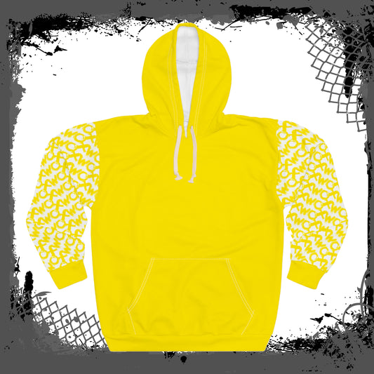 White Sleeves "Yellow Ghetto" Pullover Hoodie