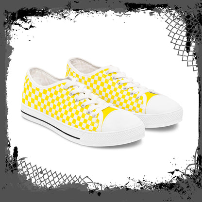 "Yellow Ghetto" Women's Low Tops