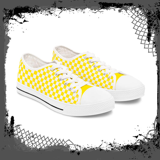 "Yellow Ghetto" Women's Low Tops