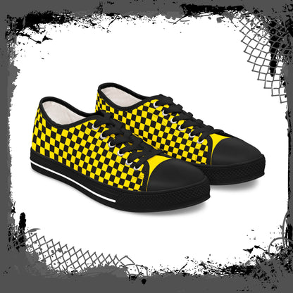 "Yellow Ghetto" Women's Low Tops