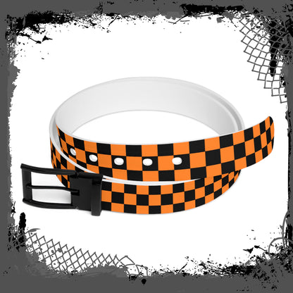 Black "Orange Lozenge" Belt