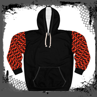 BLK/RED Unisex Pullover Hoodie