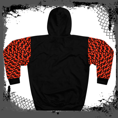 BLK/RED Unisex Pullover Hoodie