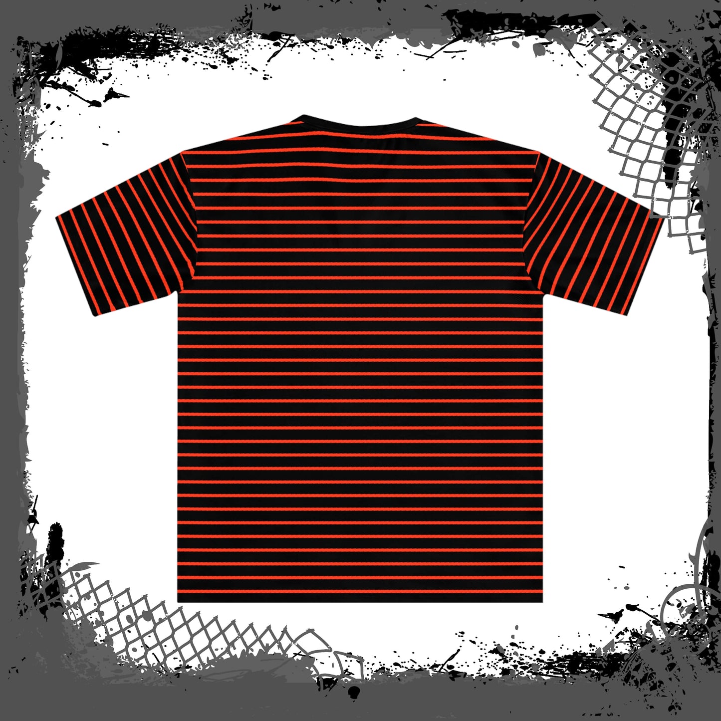 BLK/RED "Grilled" Loose Tee