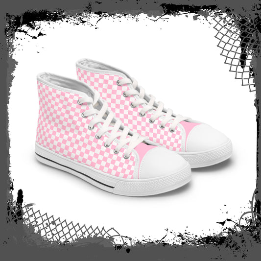 "Pink Fink" Women's High Top Sneakers