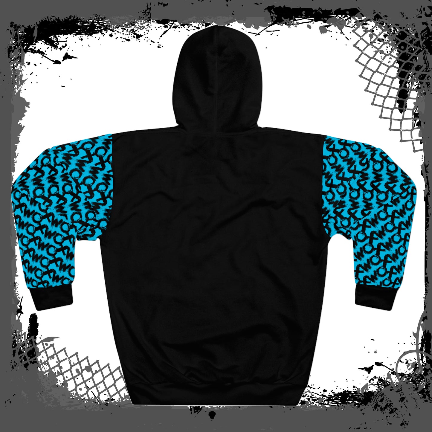 Black "Blue Flu" Unisex Pullover Hoodie