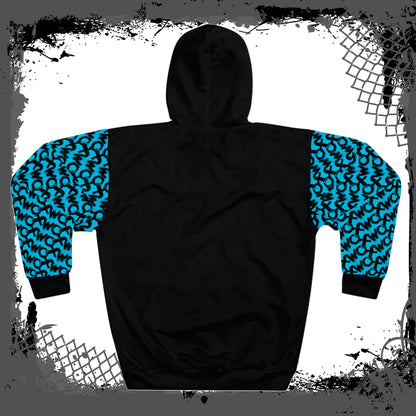 Black "Blue Flu" Unisex Pullover Hoodie