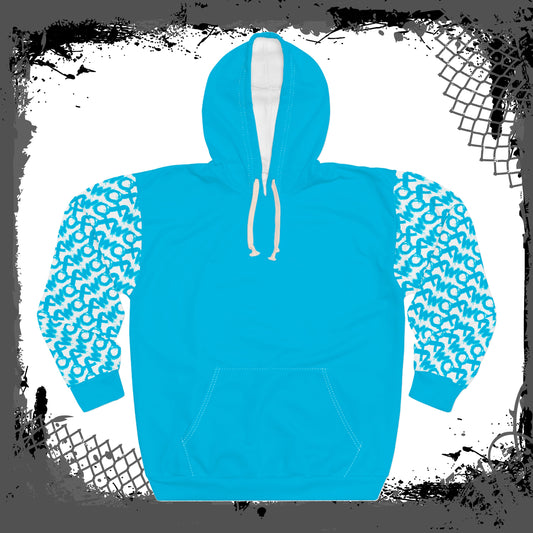 White Sleeves "Blue Flu" Unisex Pullover Hoodie