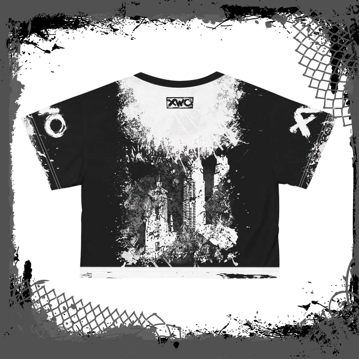 "City Crossing" Crop Tee