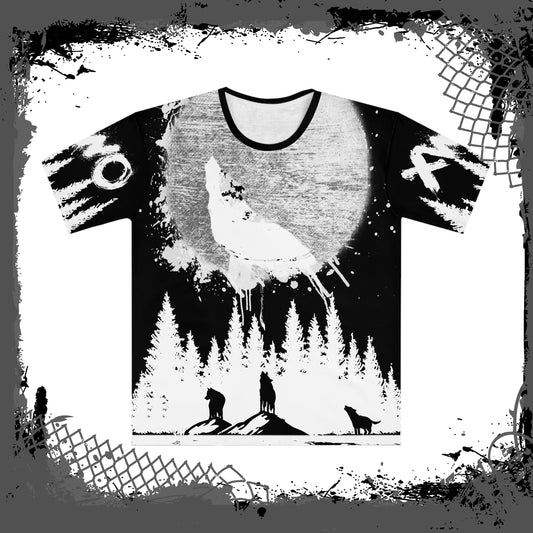 "Moon Wolf" Loose T-shirt