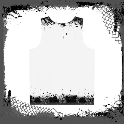 WHT/BLK "Ink'd" Tank Top