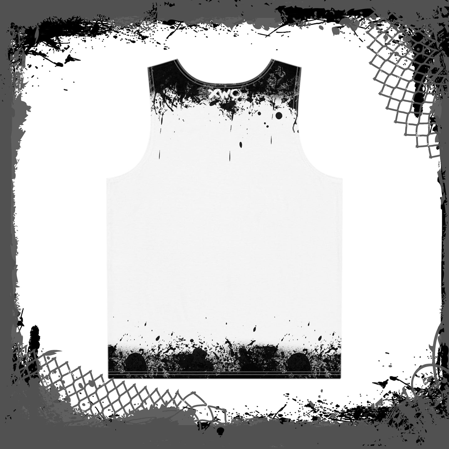 WHT/BLK Alt "Ink'd" Tank Top