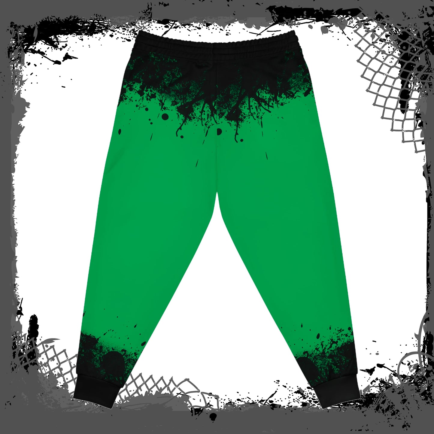 GRN/BLK "Ink'd" Athletic Joggers