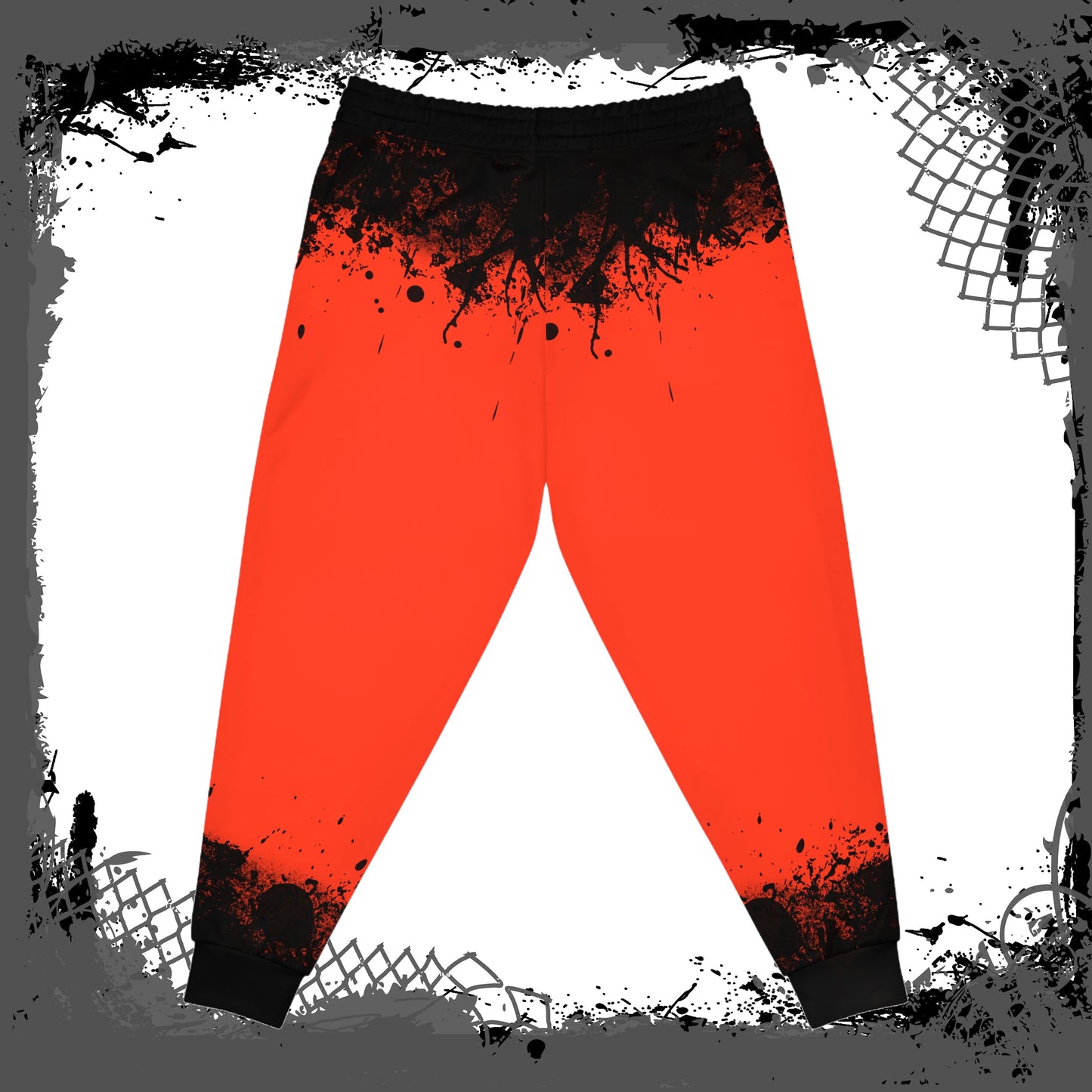 RED/BLK "Ink'd" Athletic Joggers