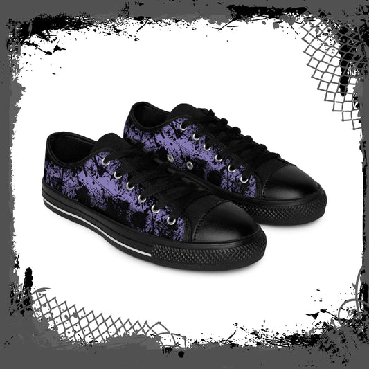 LAV/BLK Women's "Ink'd" Low-Tops