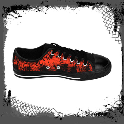 RED/BLK Women's "Ink'd" Low-Tops