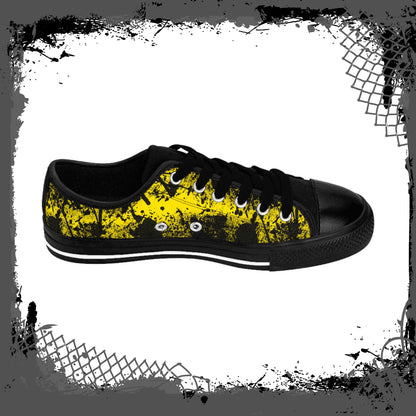 YEL/BLK Women's "Ink'd" Low-Tops