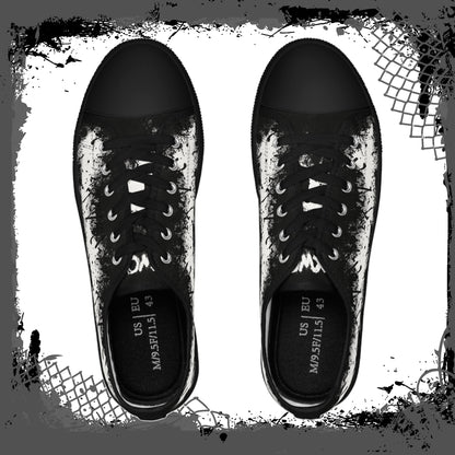 WHT/BLK Men's Alt "Ink'd" Low Tops