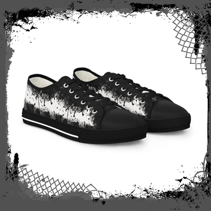 WHT/BLK Men's Alt "Ink'd" Low Tops