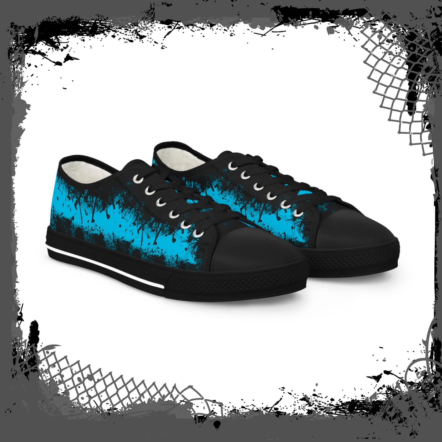 BLU/BLK Men's Alt "Ink'd" Low Tops