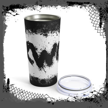 WHT/BLK Branded "Ink'd" 20oz Tumbler