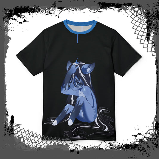 BLU/BLK Unisex "Blue Flu" Character Tee