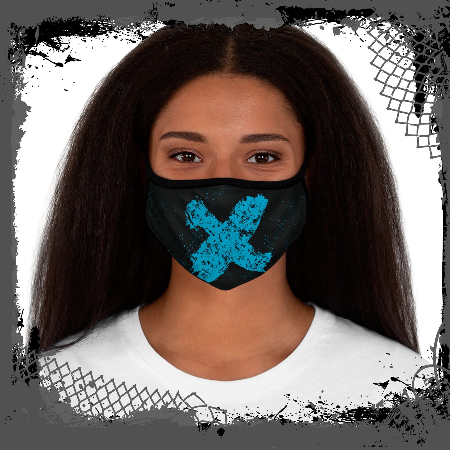 BLU "Crossed" Face Mask