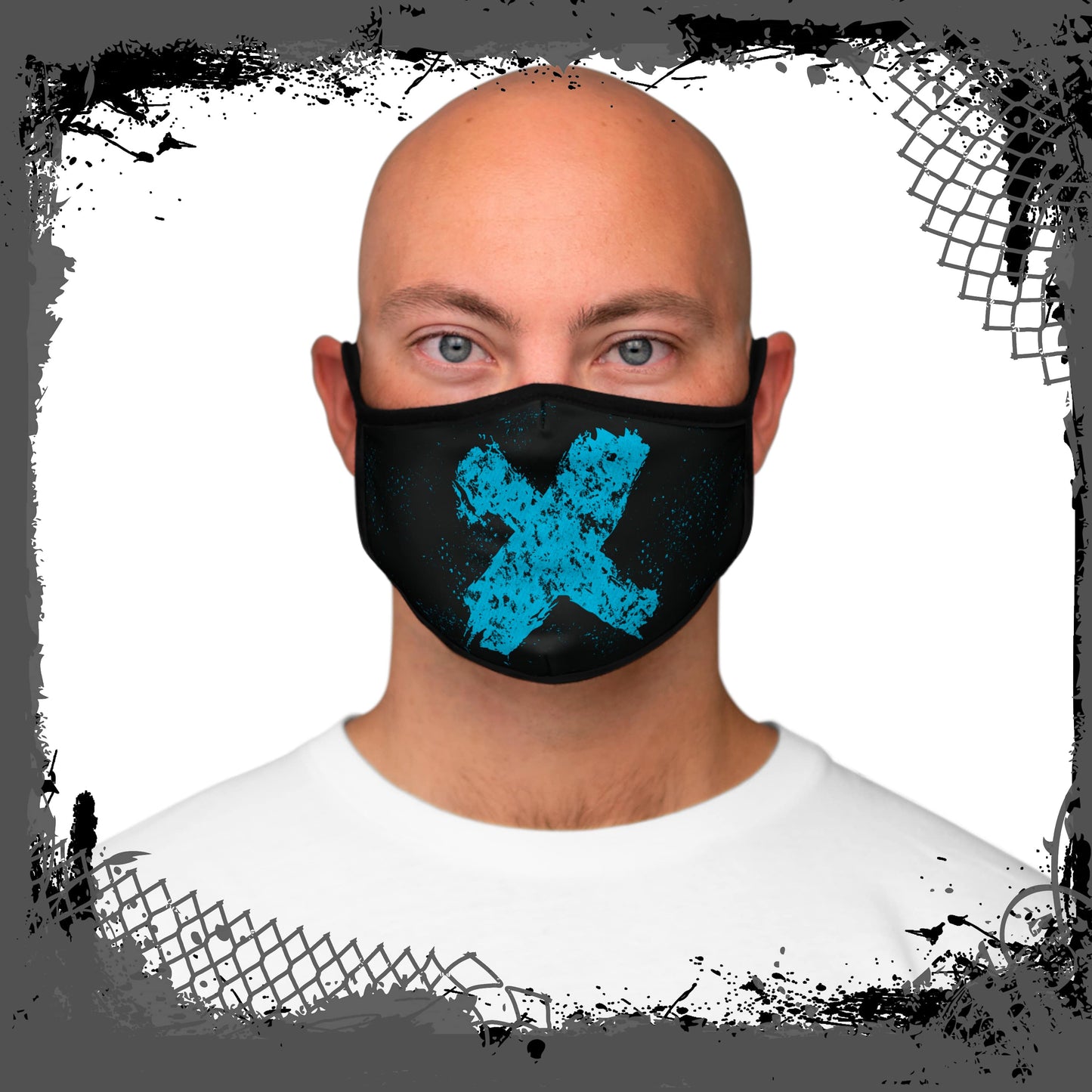 BLU "Crossed" Face Mask