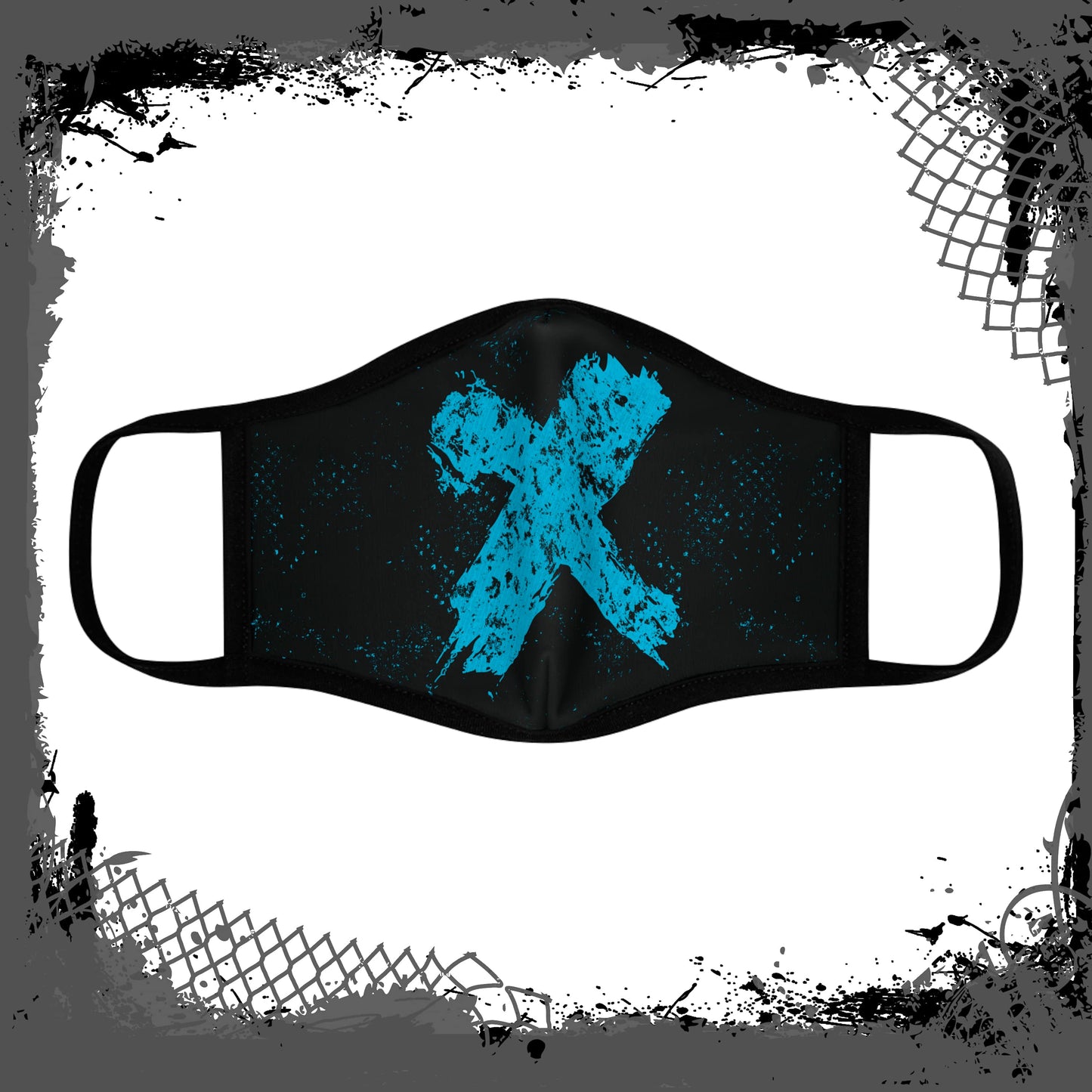 BLU "Crossed" Face Mask