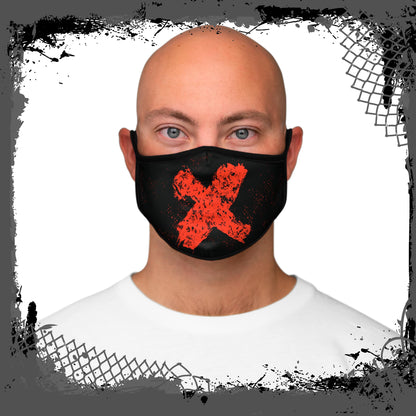 RED "Crossed" Face Mask
